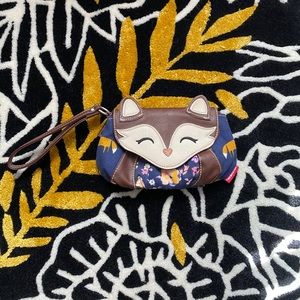 Fox Clutch Wristlet Purse Bag